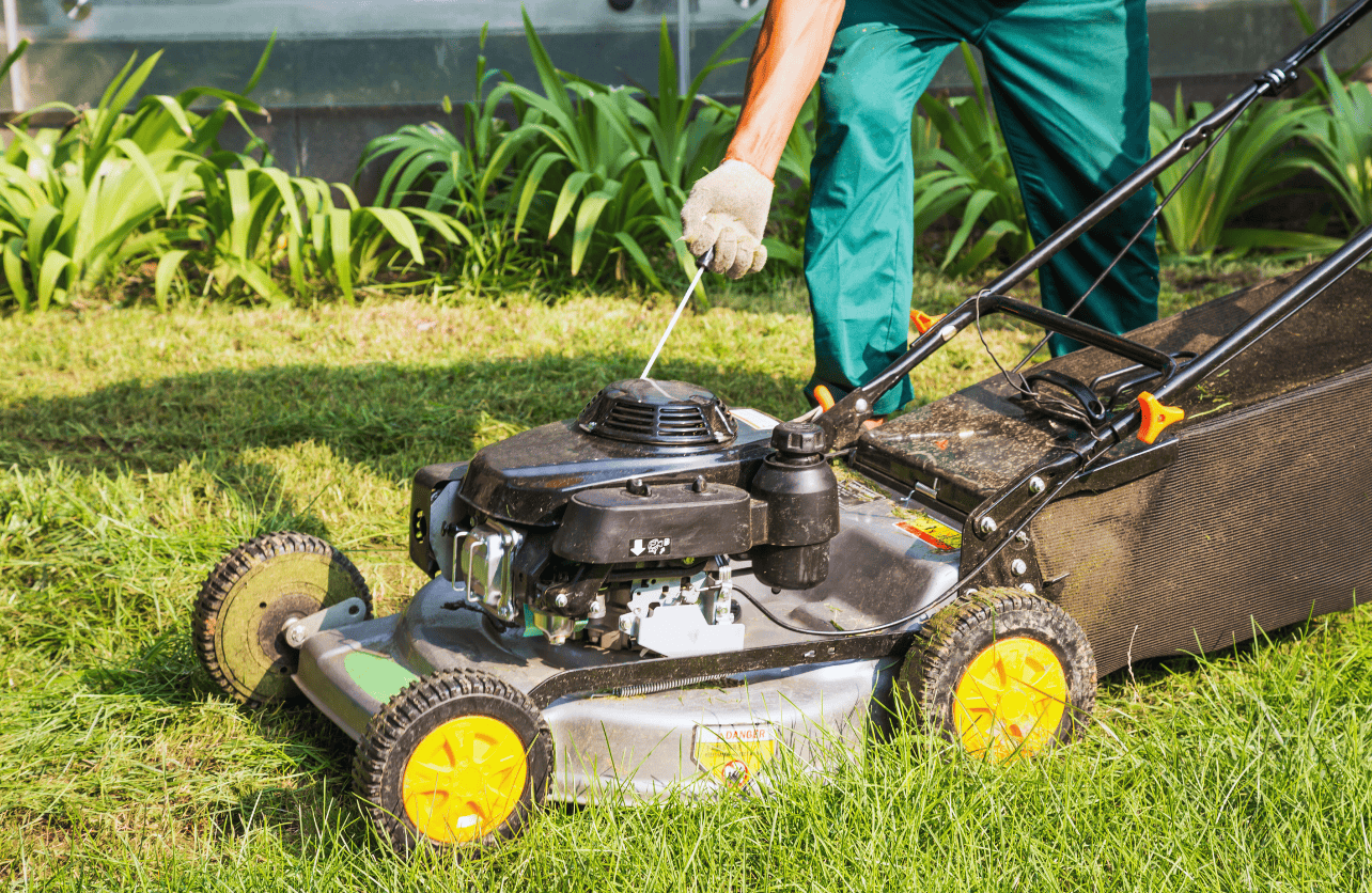 recycle used lawn mower oil